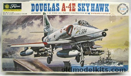 Fujimi 1/48 A-4E Skyhawk with Missing Link Conversion for A-4A/B/C/L/P/Q/R Variants, FJ-1-150 plastic model kit